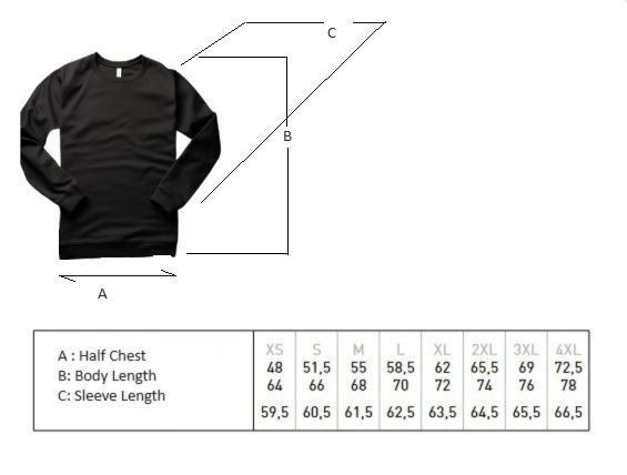 t-shirt size