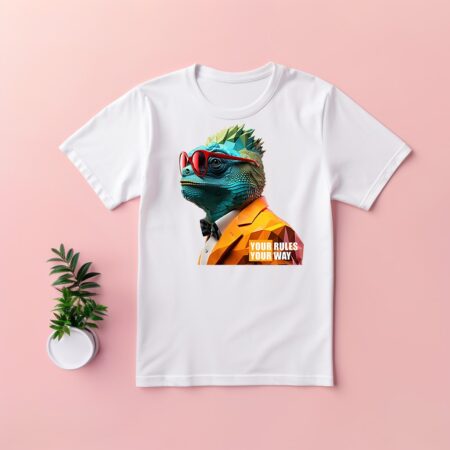tshirt, lizard