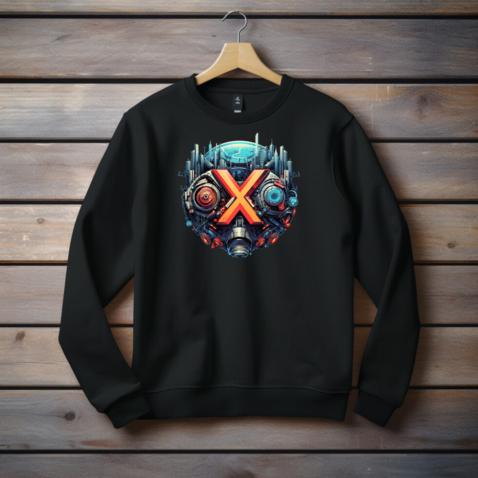 Planet X robot sweatshirt