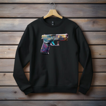 sweatshirt gun