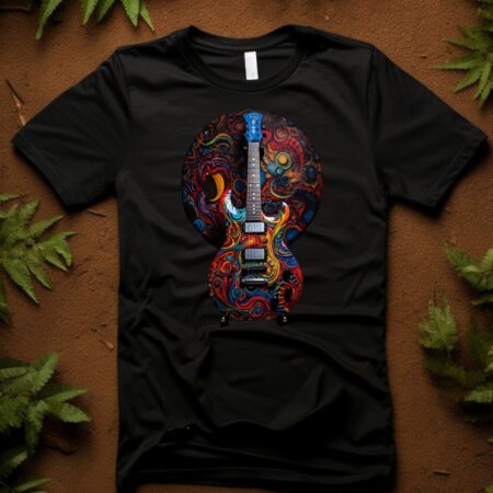 Guitar music t-shirt