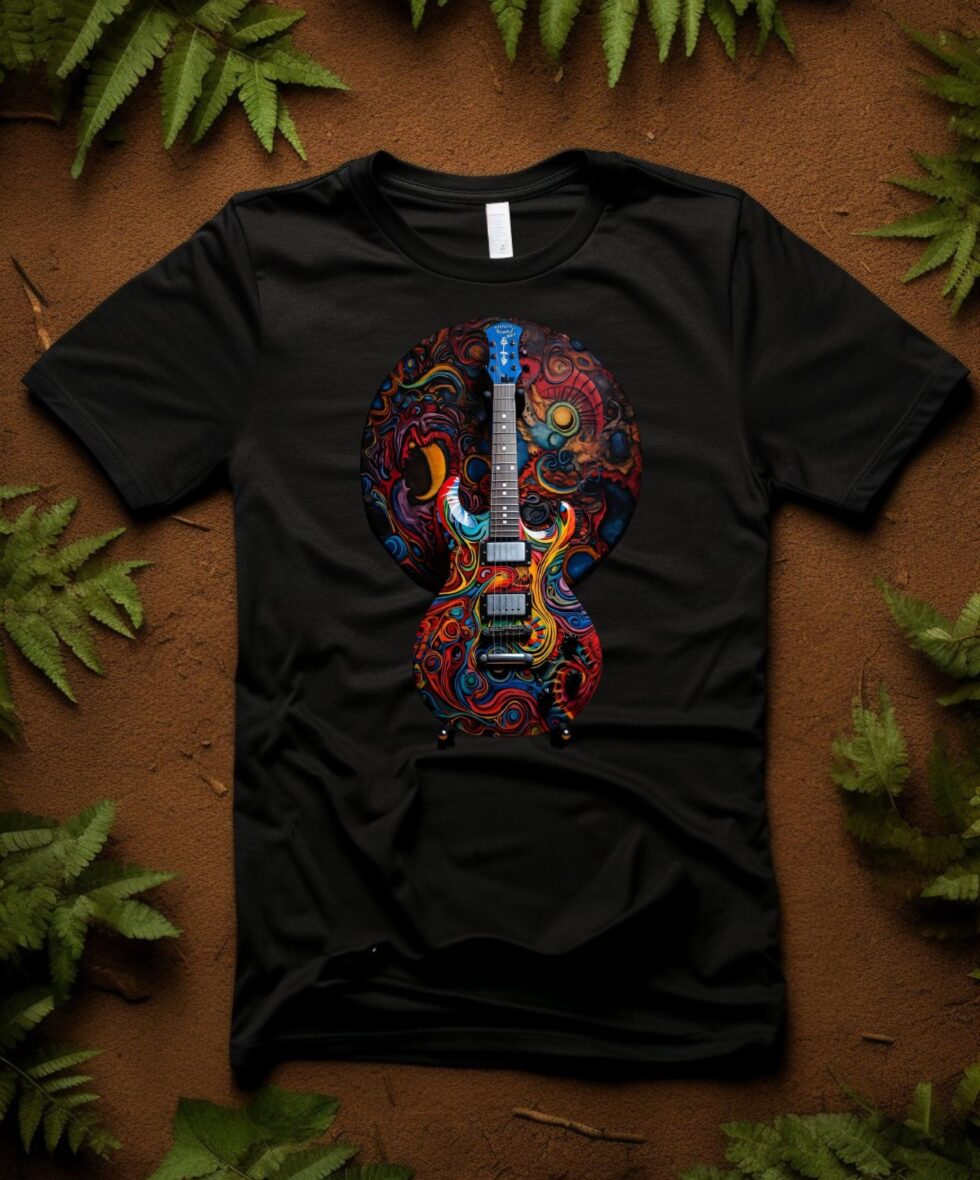 Guitar music t-shirt