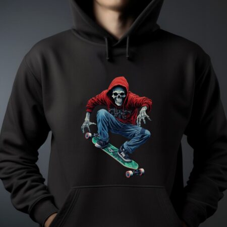 Zombie skate hood
